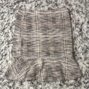 Max Studio Textured Plaid Pencil Skirt